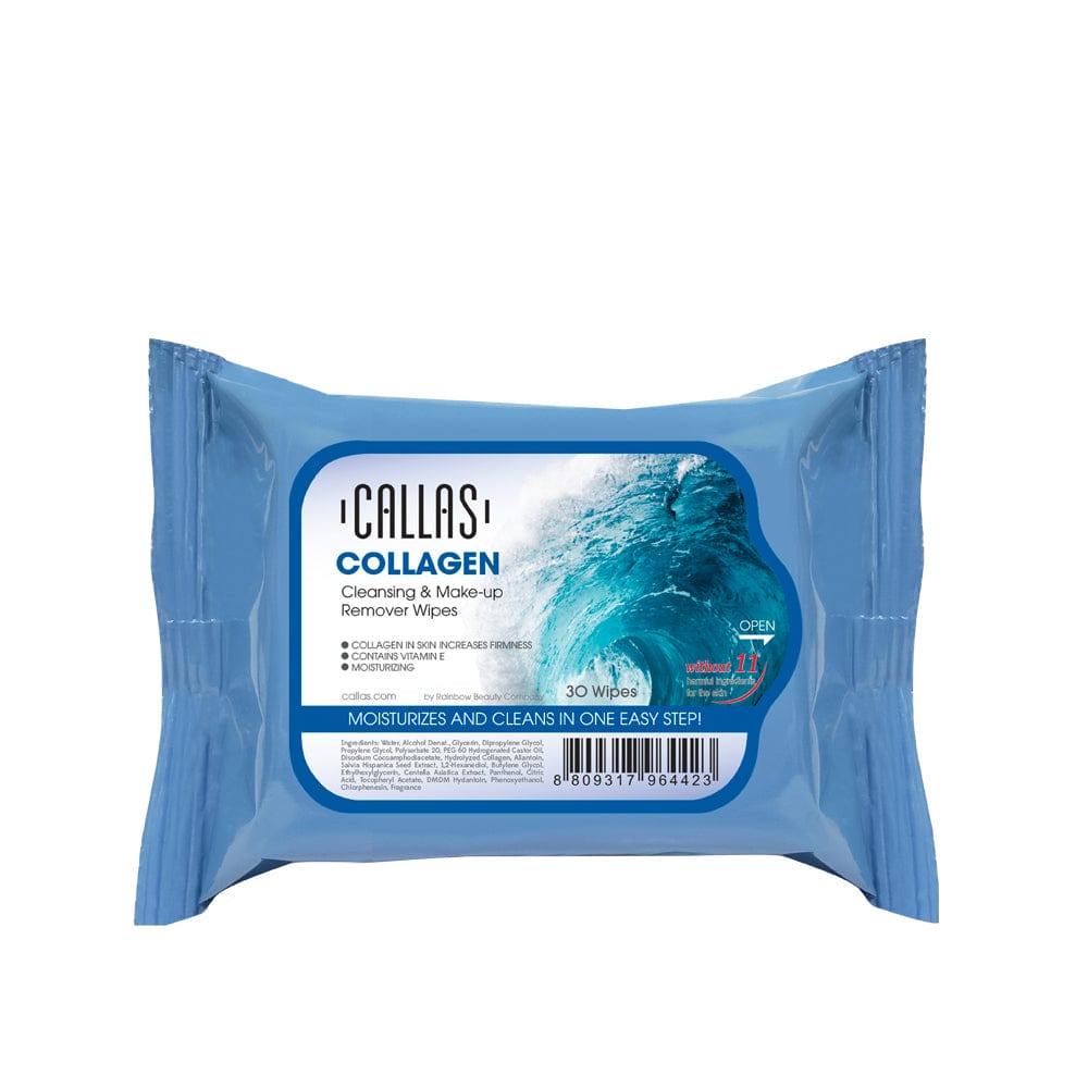 CALLAS Cleansing & Makeup Remover Wipes - Collagen