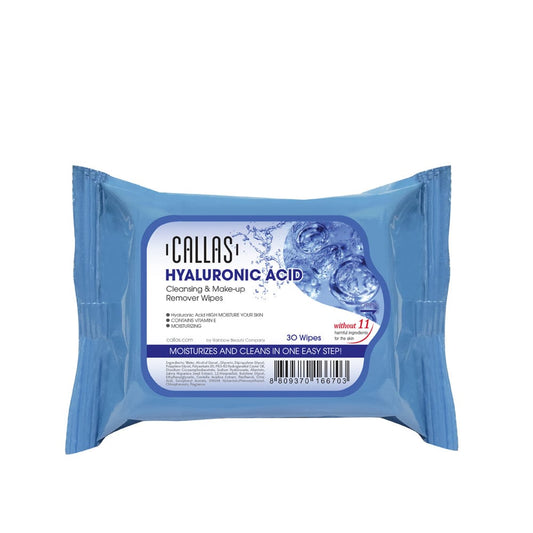 CALLAS Cleansing & Makeup Remover Wipes - Hyaluronic Acid