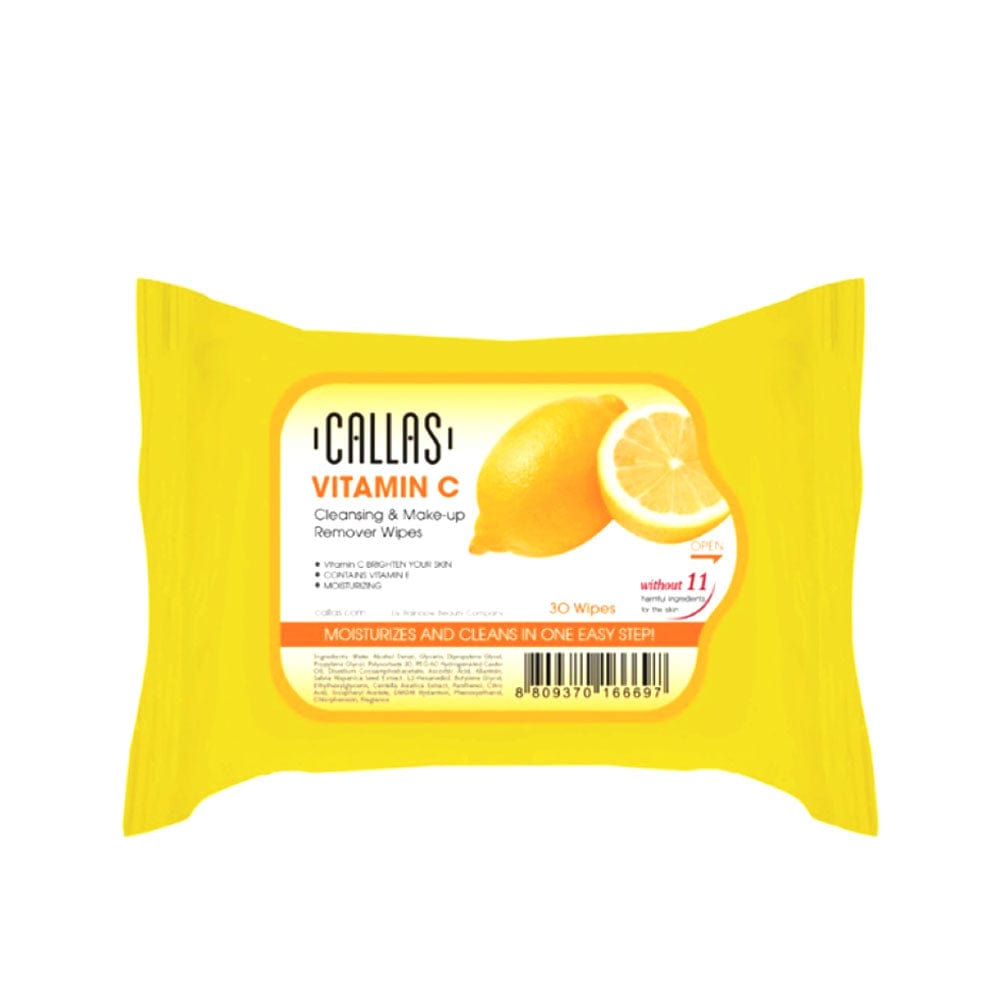 CALLAS Cleansing & Makeup Remover Wipes - Vitamin C