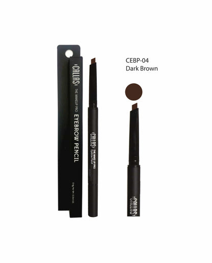 CALLAS The Makeup Pro Eyebrow Pencil (No Refill) - 04 Dark Brown