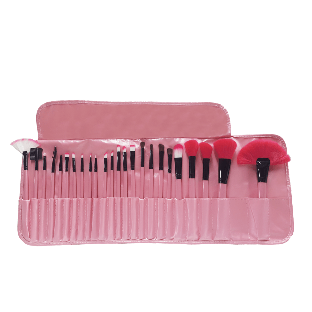 CALLAS 30pcs Professional High-Quality Makeup Brush Tool Set - Pink