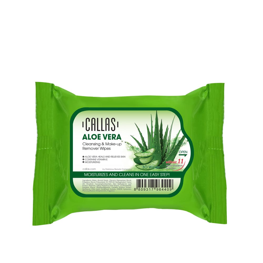 CALLAS Cleansing & Makeup Remover Wipes Aloe Vera
