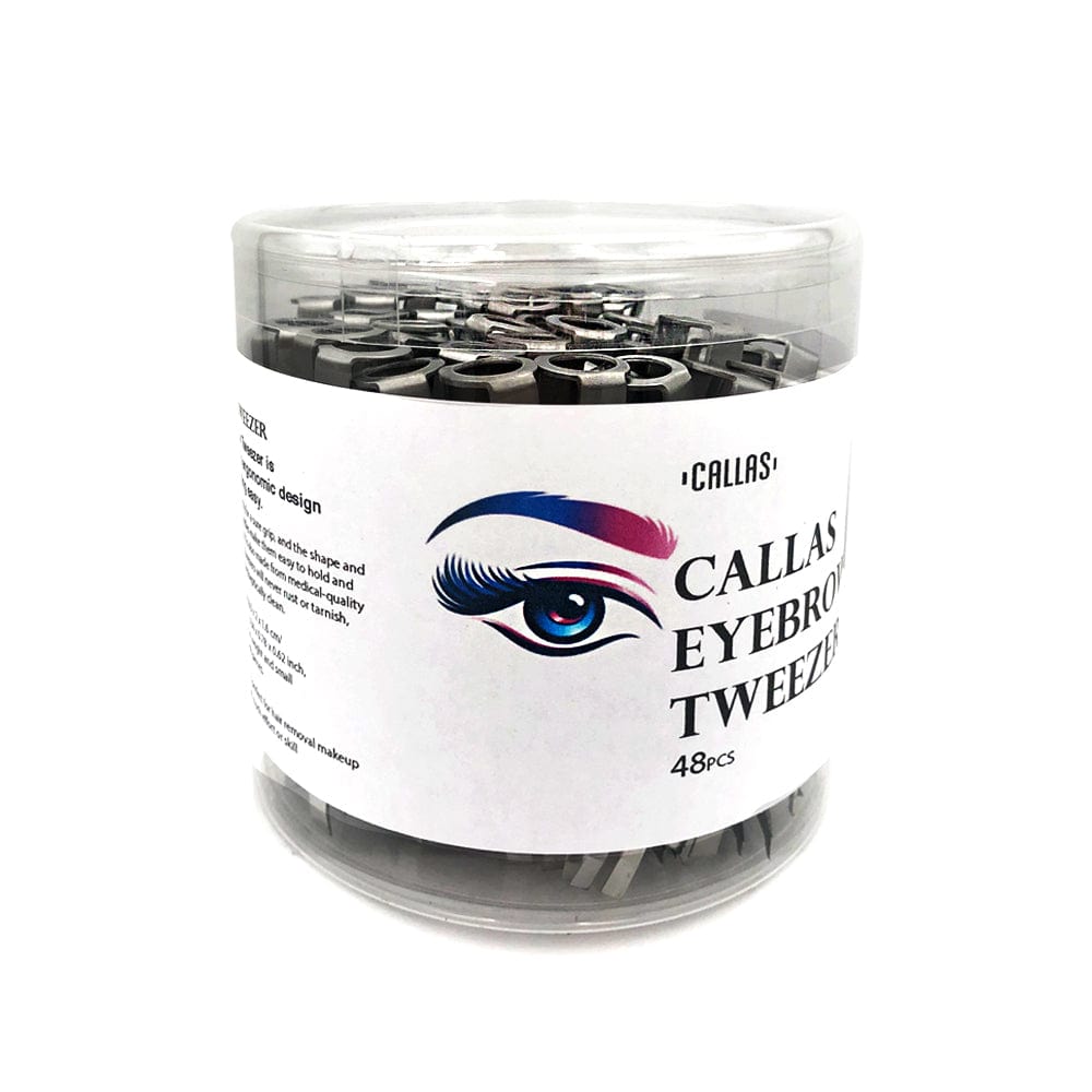 CALLAS Eyebrow Tweezer 48pcs