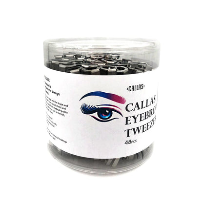 CALLAS Eyebrow Tweezer 48pcs
