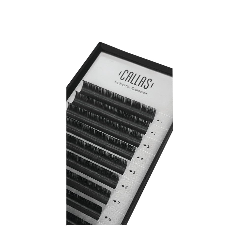CALLAS Individual Eyelash Extension Thickness 0.03mm D Curl - Various Size
