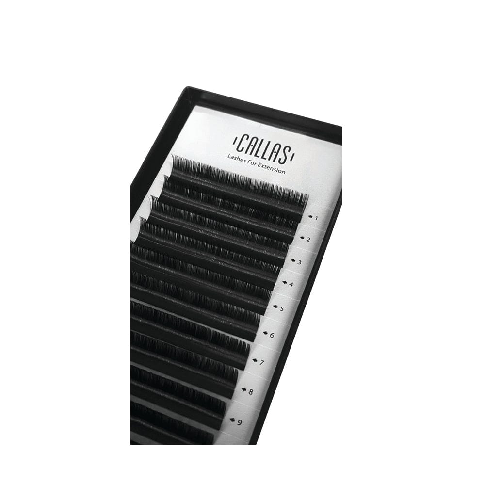 CALLAS Individual Eyelash Extension Thickness 0.07mm-3D C Curl - Various Size