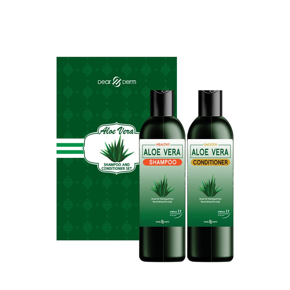 DEARDERM Aloe Vera Shampoo & Conditioner Set