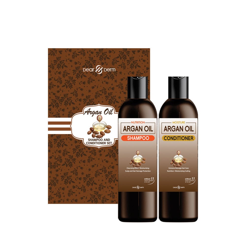 DEARDERM Argan Oil Shampoo & Conditioner Set