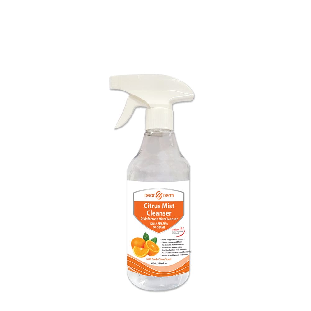 DEARDERM Citrus Mist Disinfectant Spray Spray Bottle (500ml)
