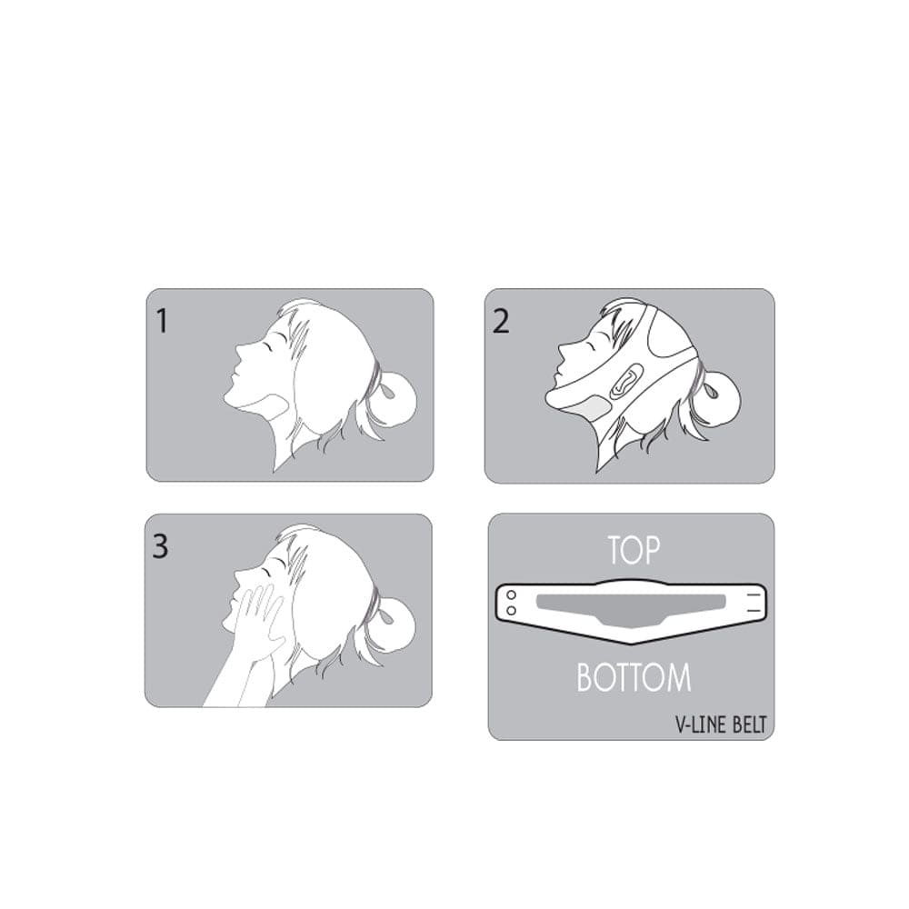 DEARDERM V-Line Lift Up Set (Face Belt + 7 Sheet Masks) – Callas & Dearderm